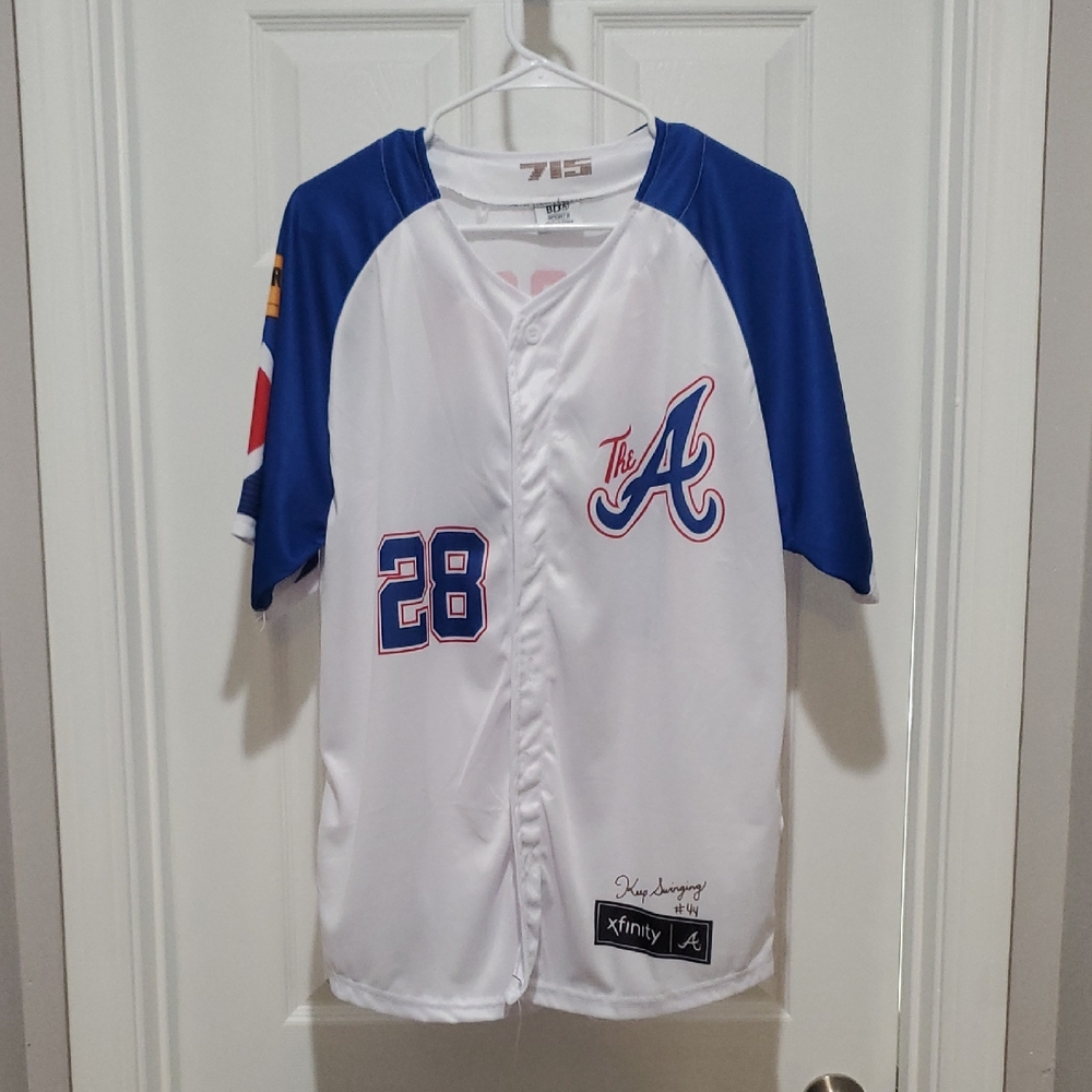 NWOT Atlanta Braves Olson 28 Jersey